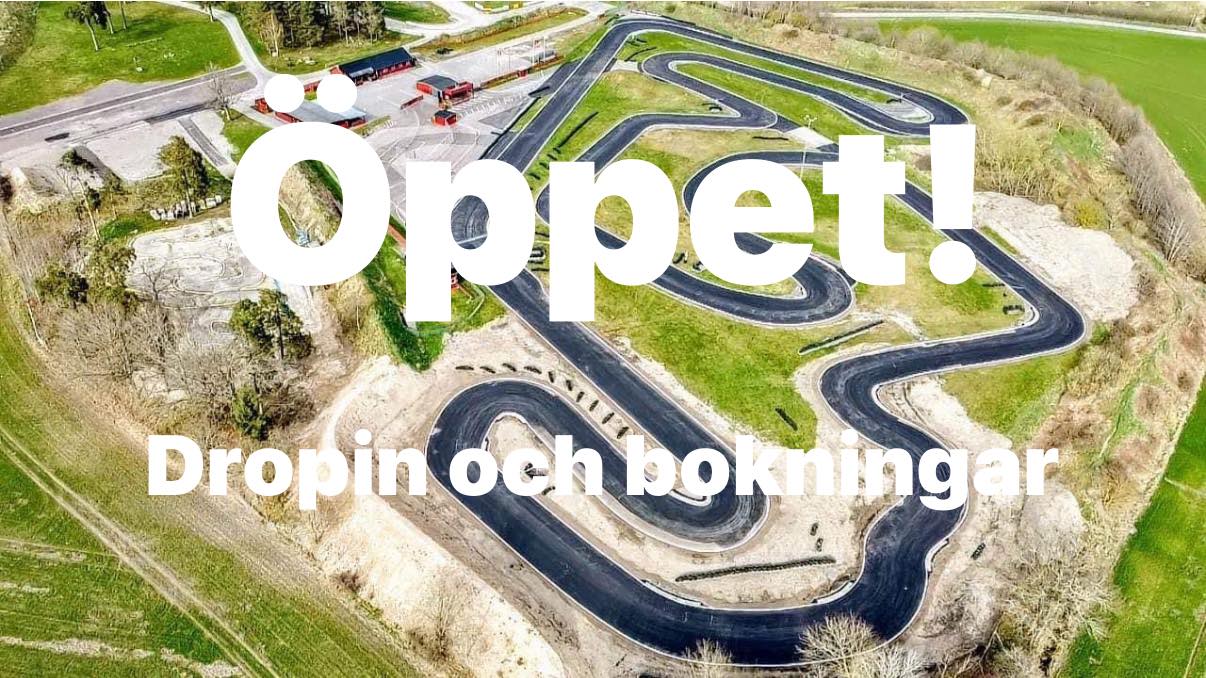 Kalmar Gokart - Hyrkart Facebook ad: Öppettider säsongen 2026