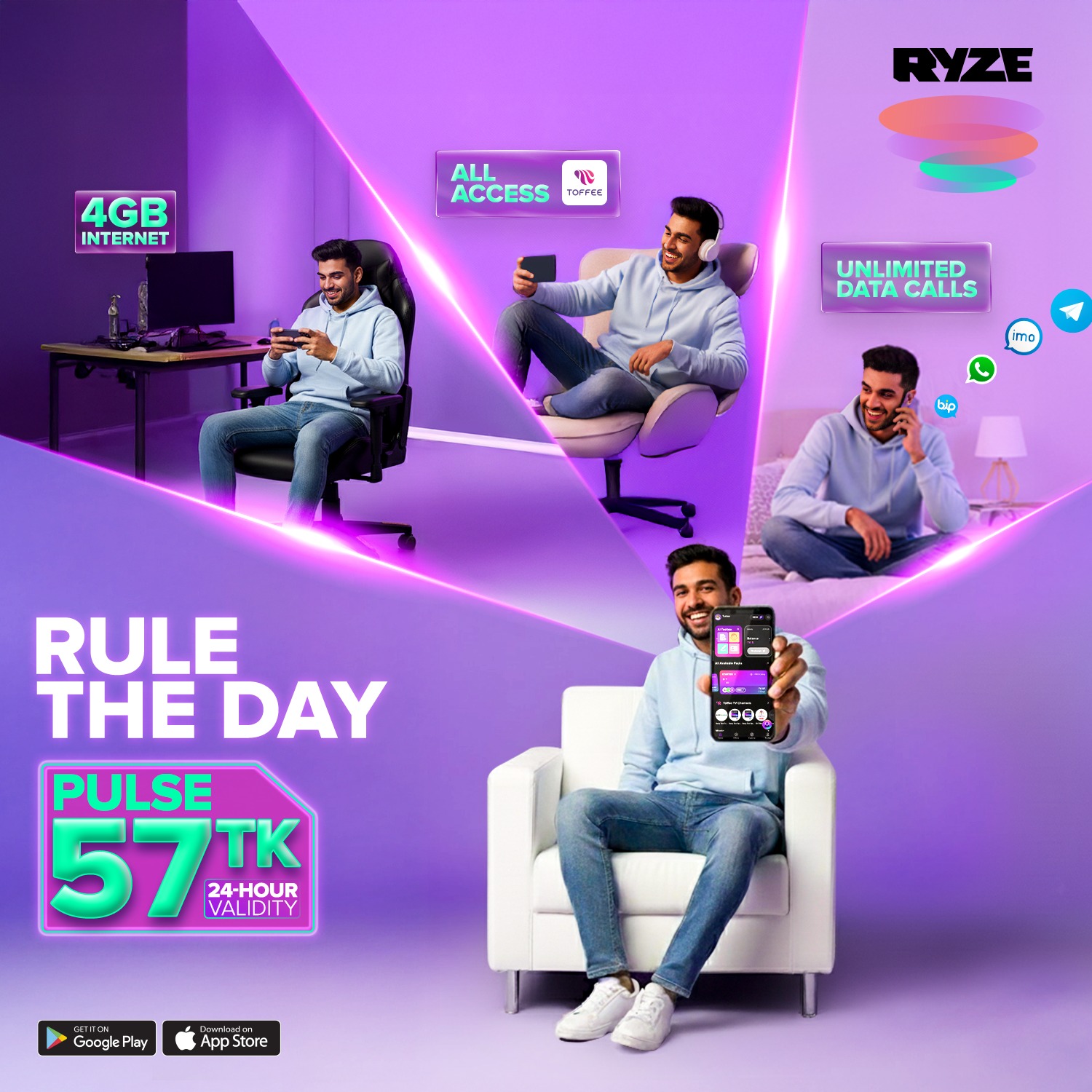 RYZE Live Facebook ad