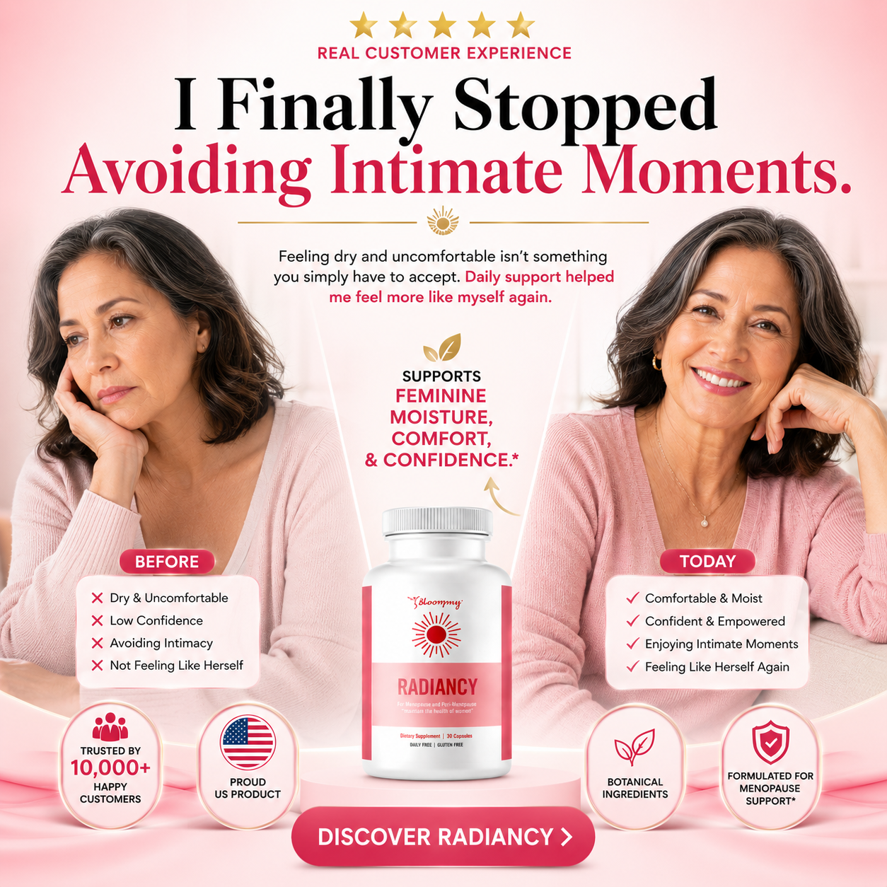 LumiVibe - Women's Wellness Facebook ad: Radiancy Vaginal Probiotics