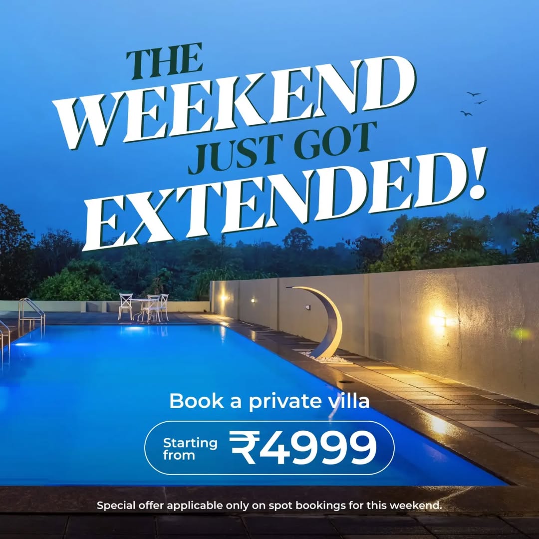 Villazio.in Facebook ad: Villas starting from just ₹4999