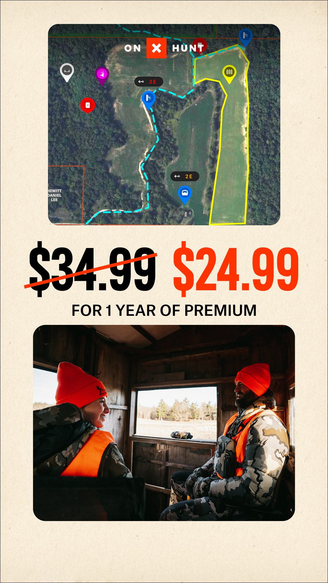 onX Hunt Facebook ad