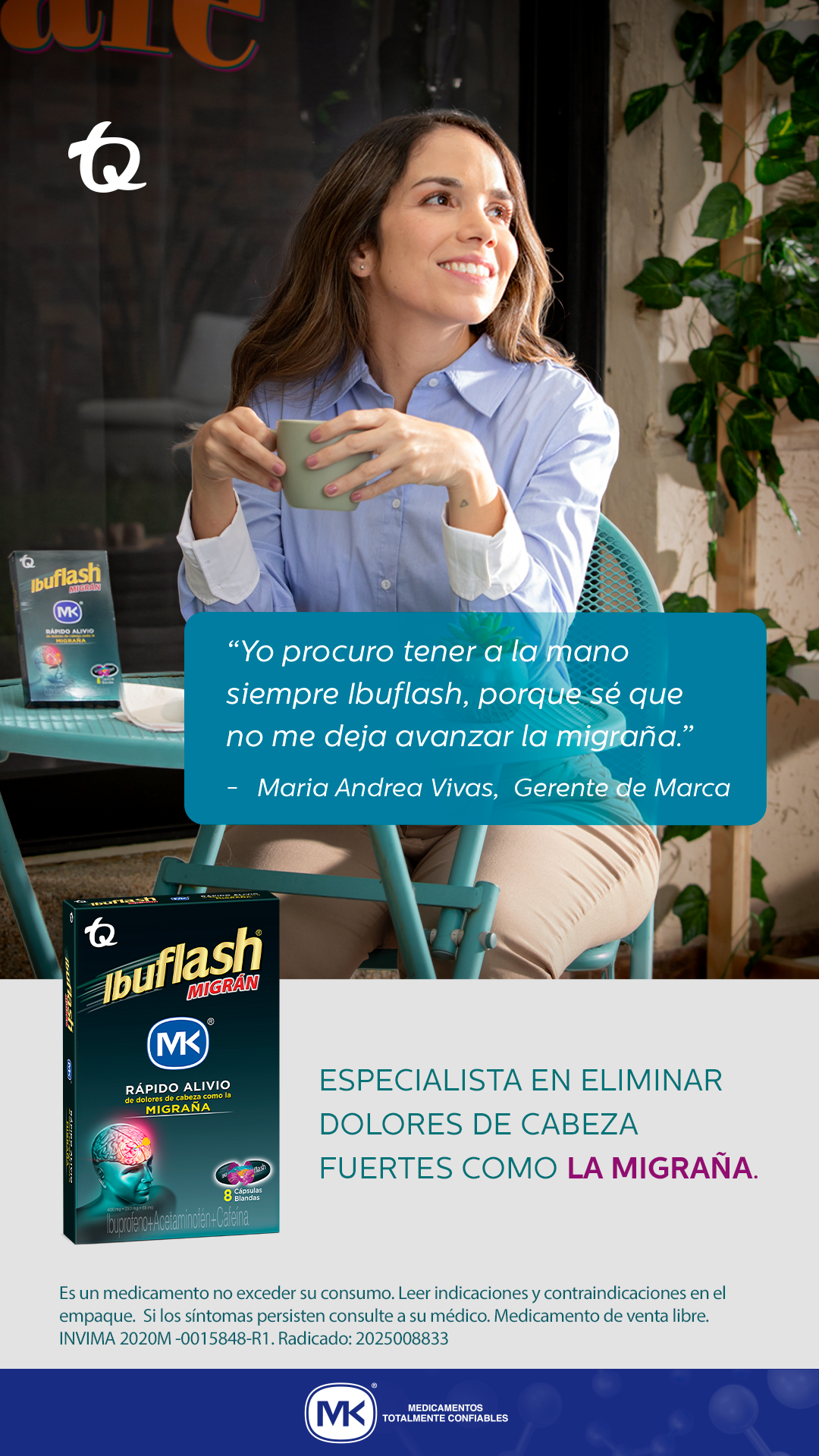 Ibuflash MK Facebook ad: Ibluflash Migran para dolores fuertes y migrañas |…