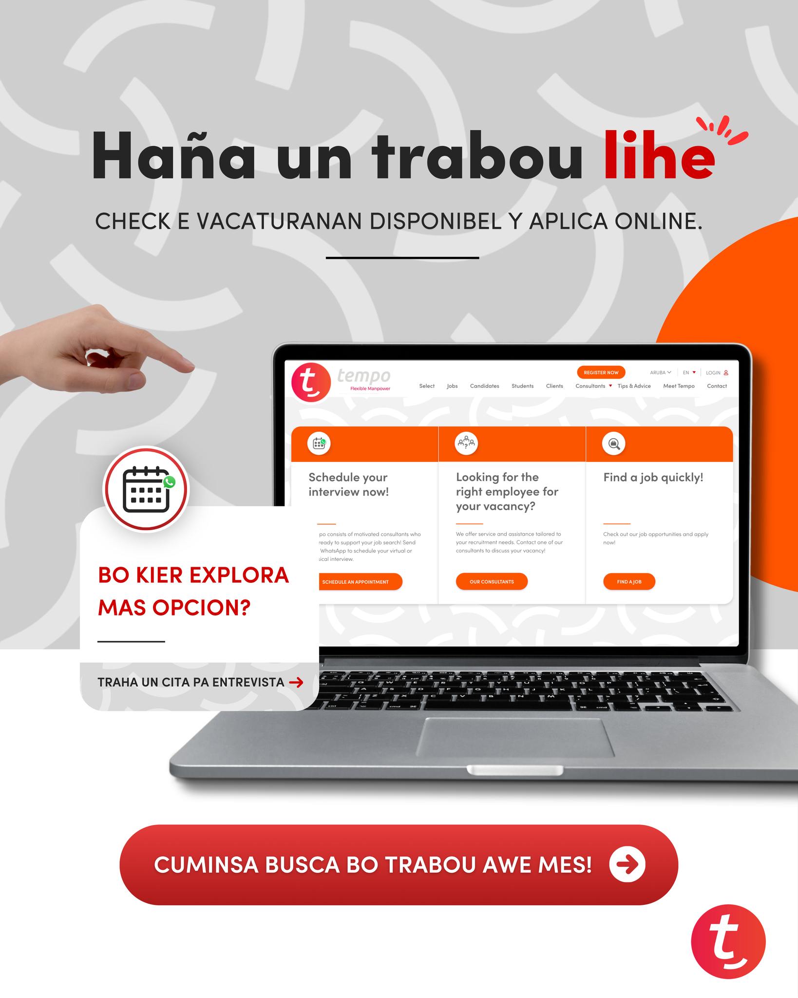 Tempo Aruba Facebook ad