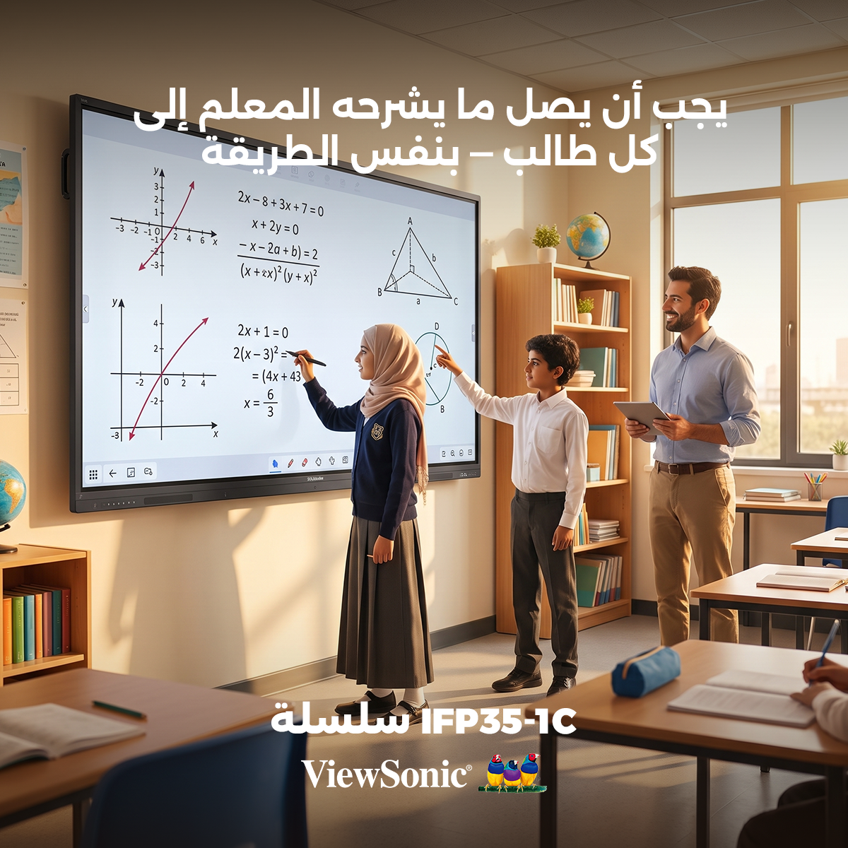 ViewSonic Facebook ad: الانطباع الأول يغيّر كل شيء