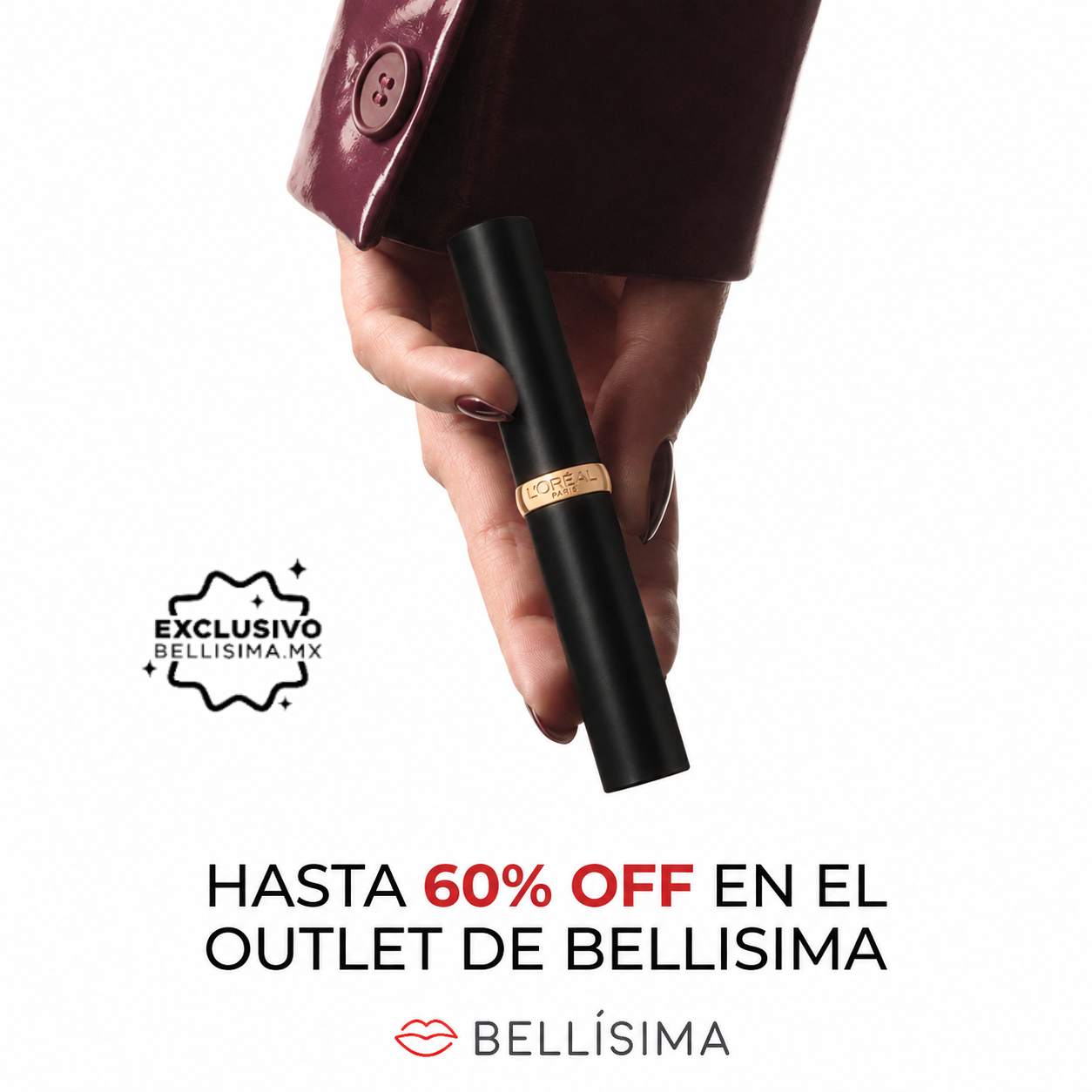 Bellisima Facebook ad: Vive el Outlet de Bellísima.