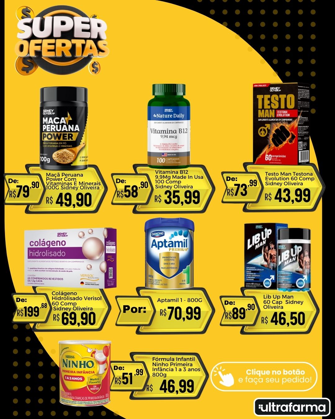 Ultrafarma - km18 Facebook ad: Super Ofertas Ultrafarma, Economize de Verdade!