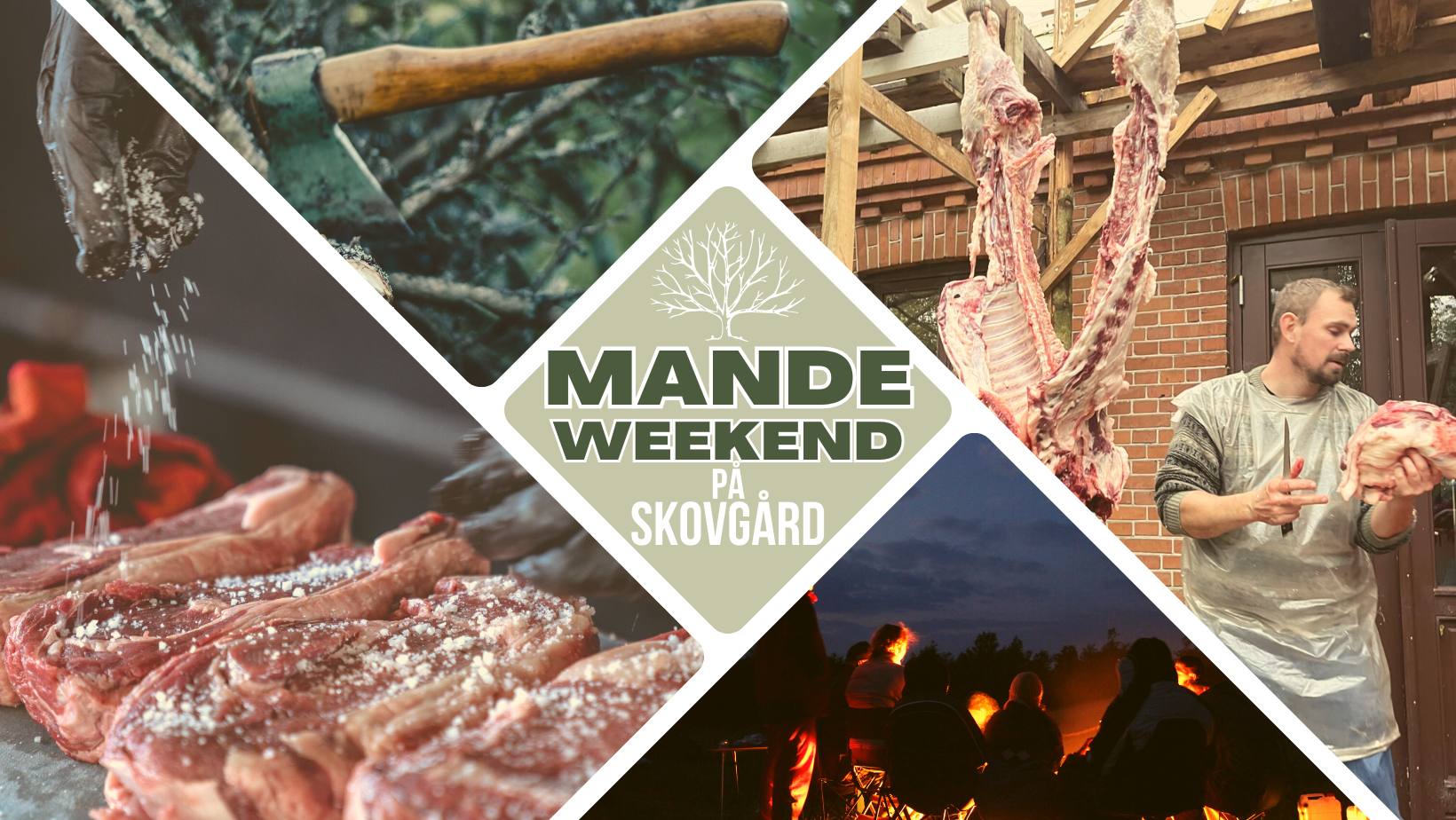 Skovgaard-Fyn.dk Facebook ad: MANDEWEEKEND PÅ SKOVGÅRD - SEPTEMBER