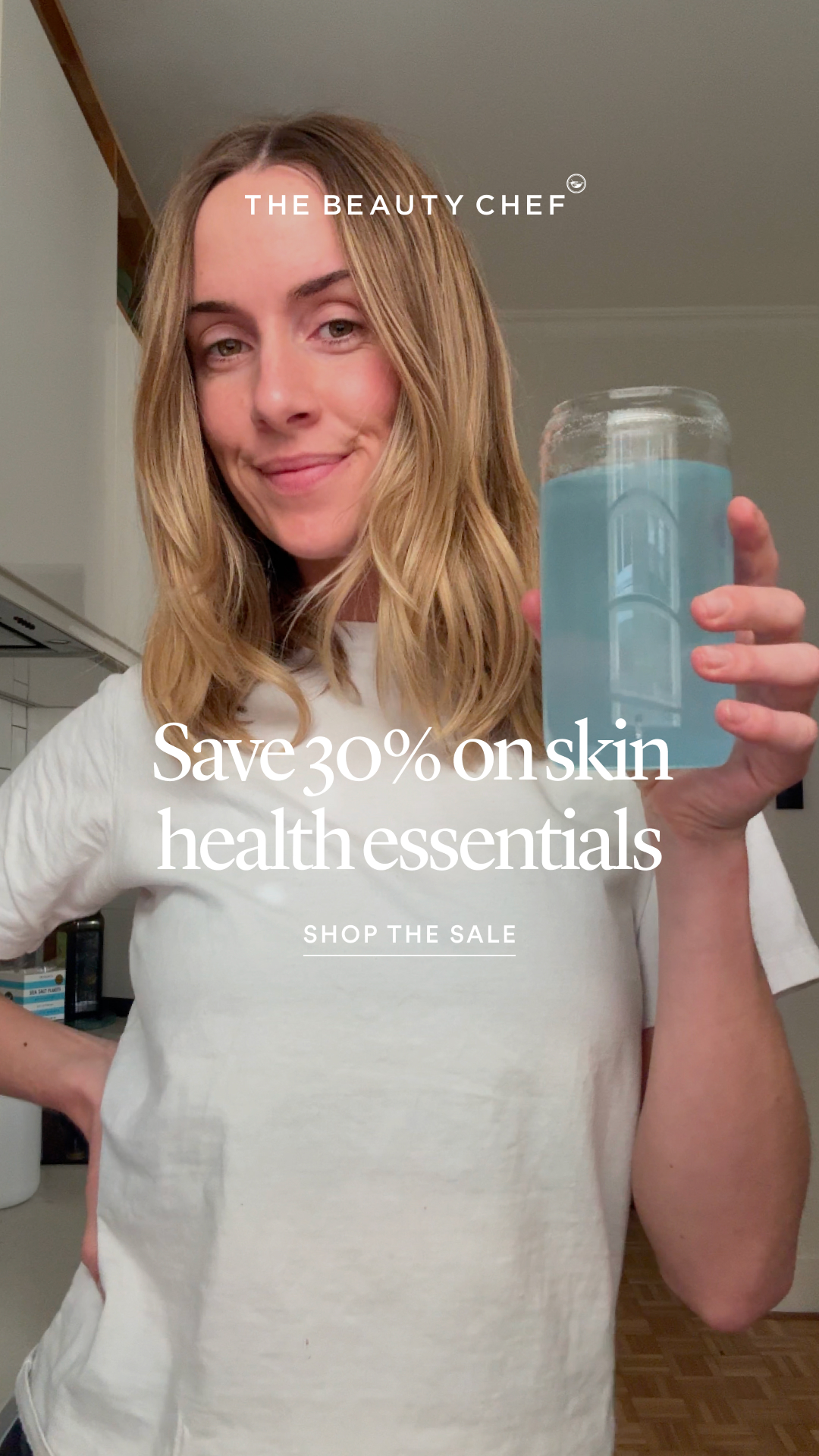 The Beauty Chef Facebook ad: Save 30% on skin health essentials