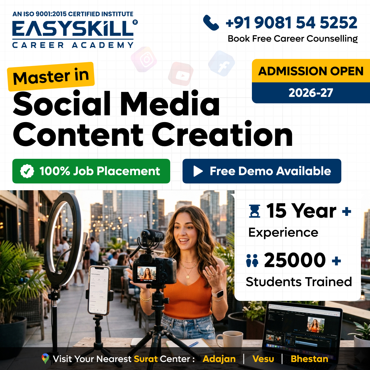 EasySkill Career Academy Facebook ad