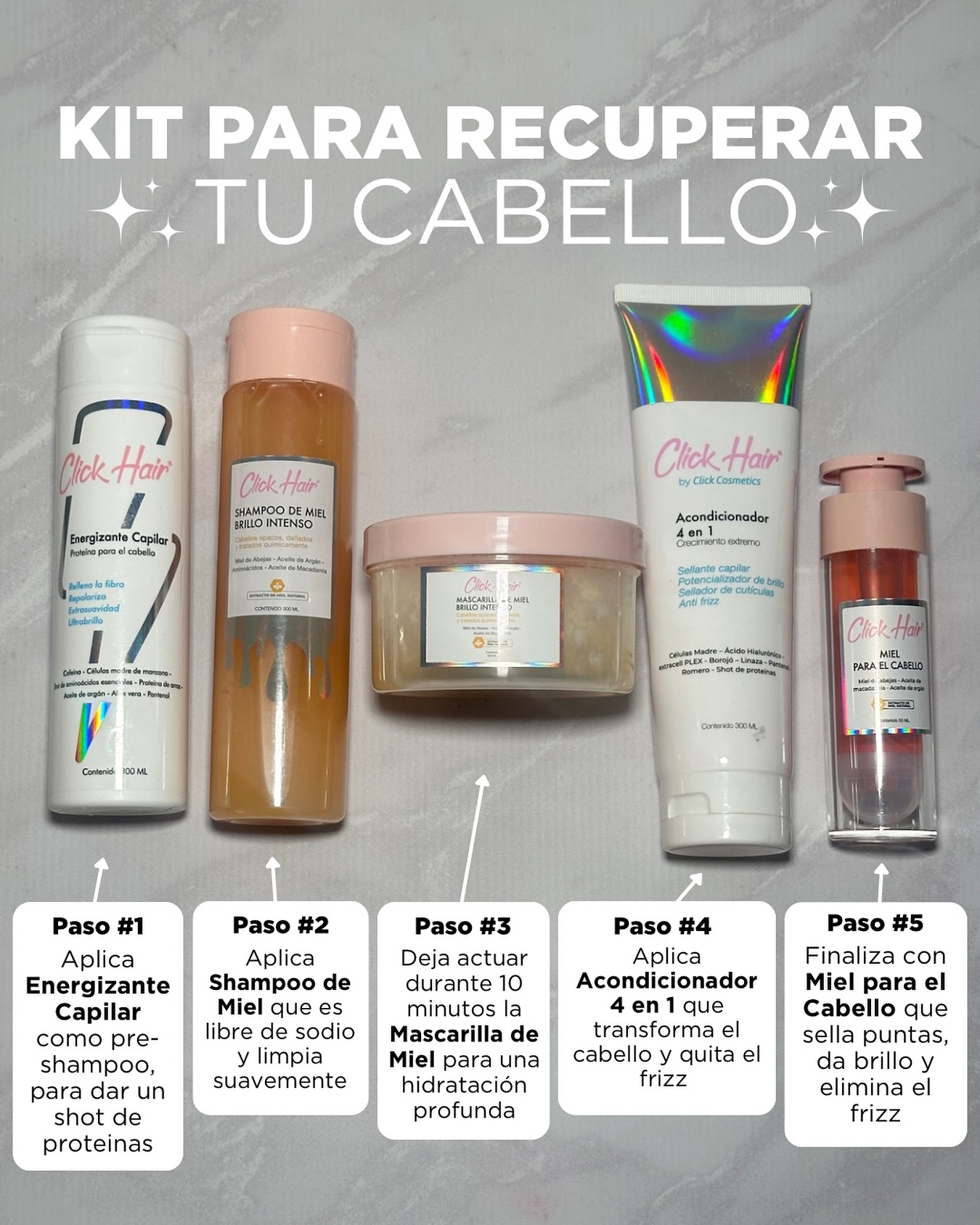 Click Hair Facebook ad