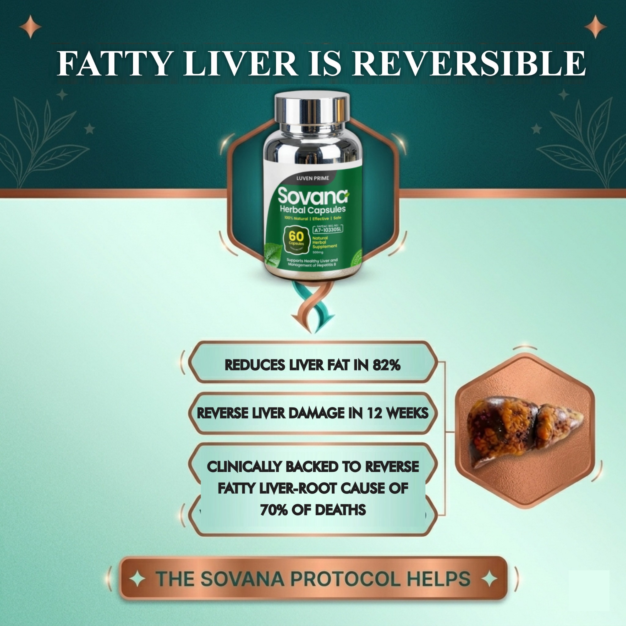 Sovana Herbal Capsules Facebook ad
