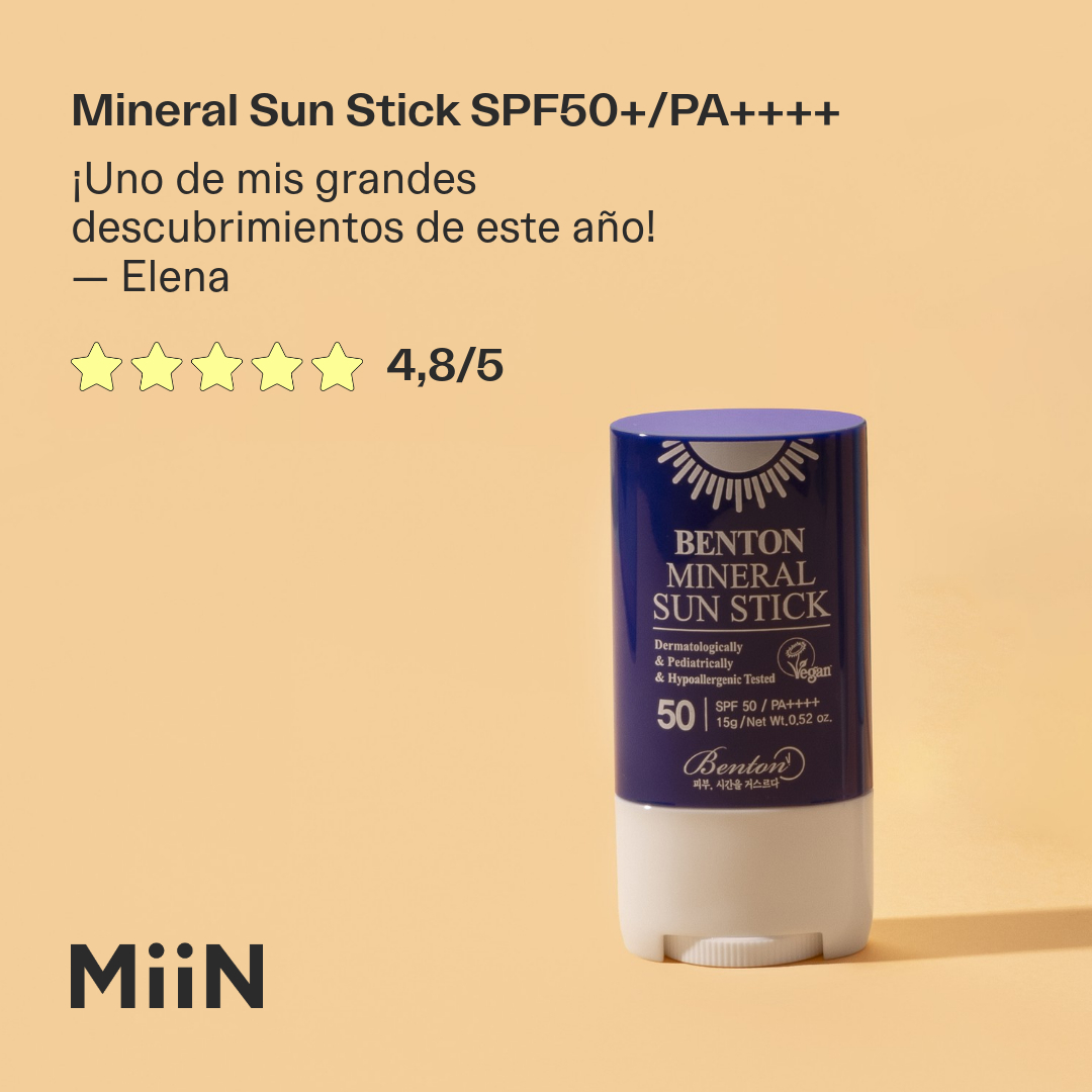MiiN Korean Cosmetics Facebook ad: Con filtros minerales ideal para todo tipo de pieles