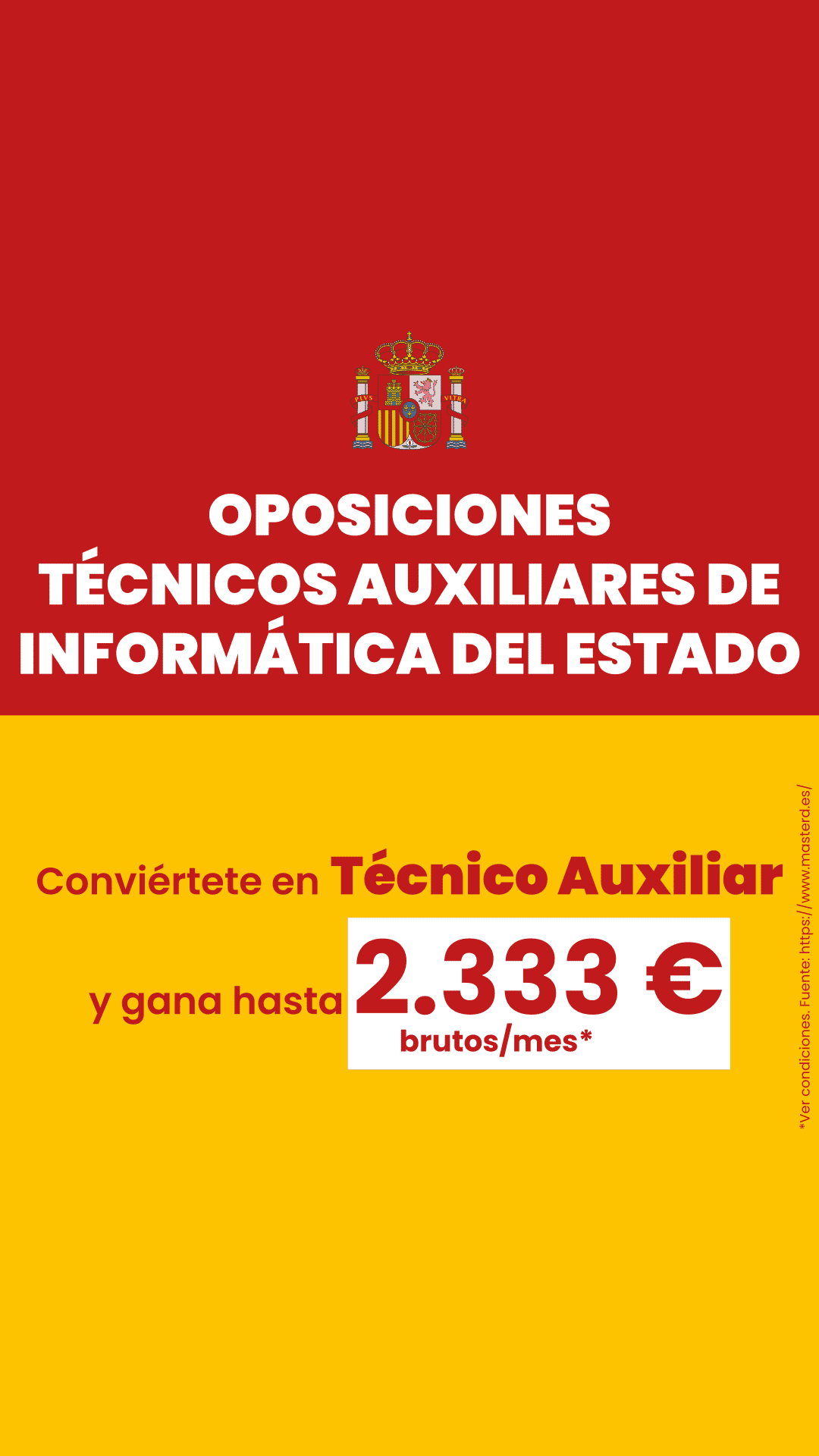 Oposiciones ES Facebook ad: Formación completa