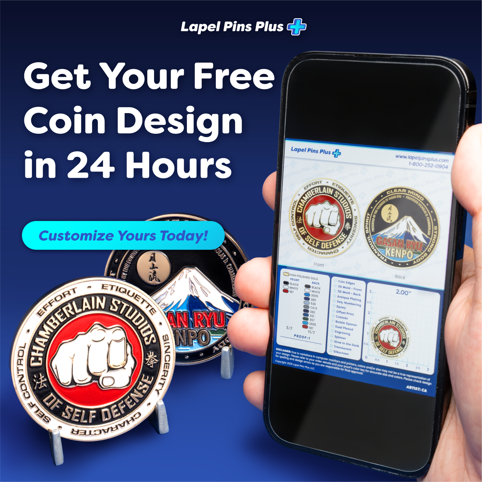 Lapel Pins Plus Facebook ad