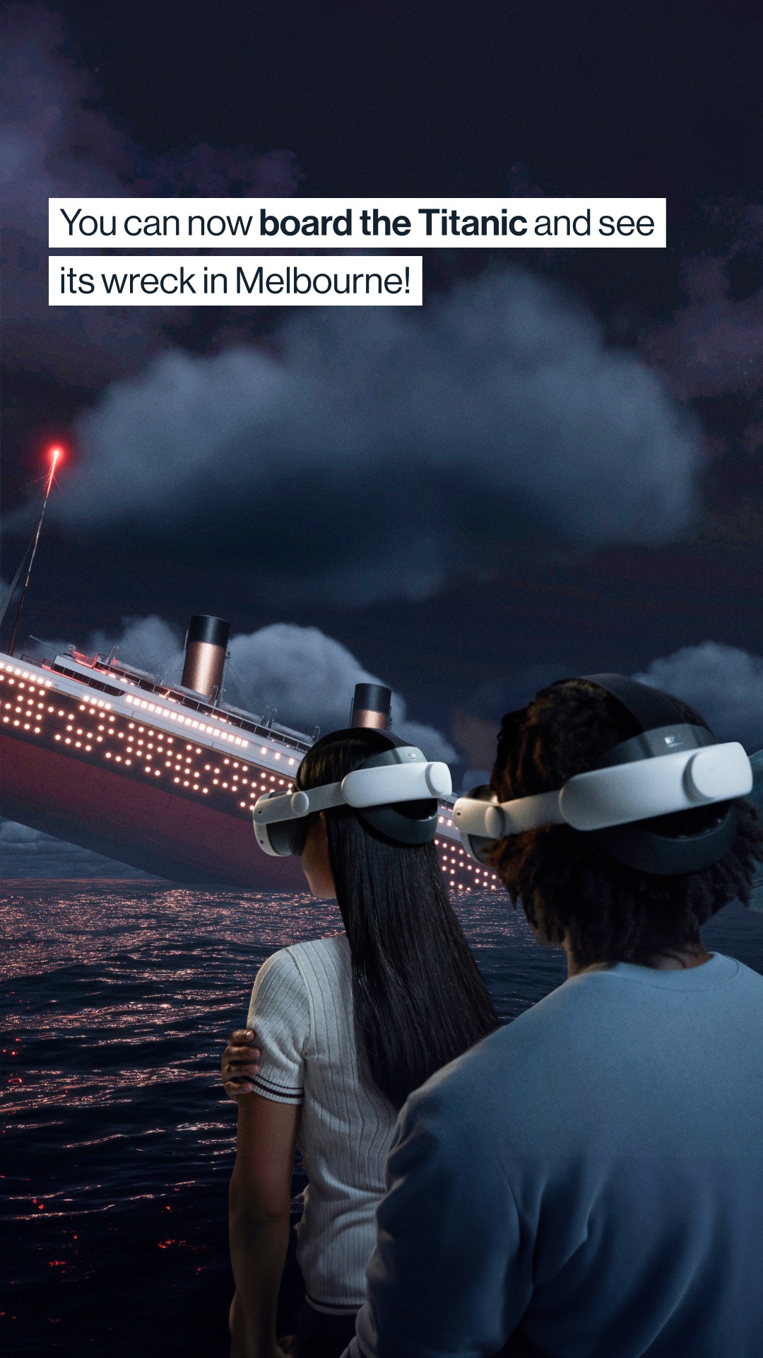 Titanic VR Facebook ad