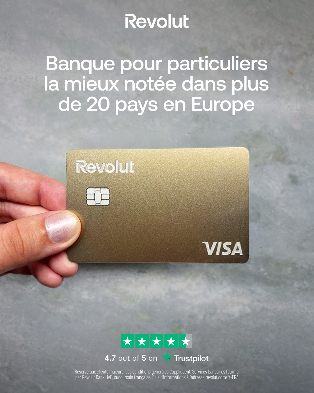 Revolut Facebook ad