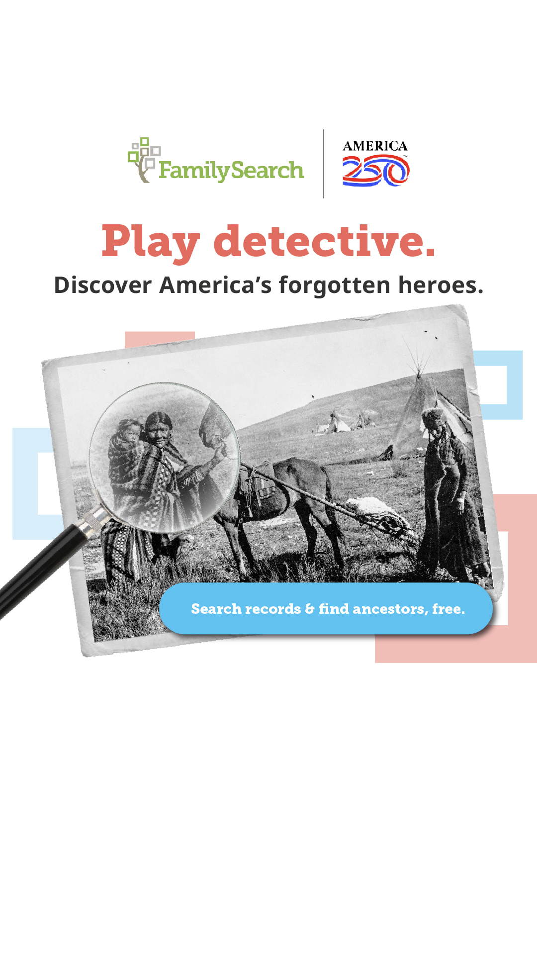 FamilySearch Facebook ad