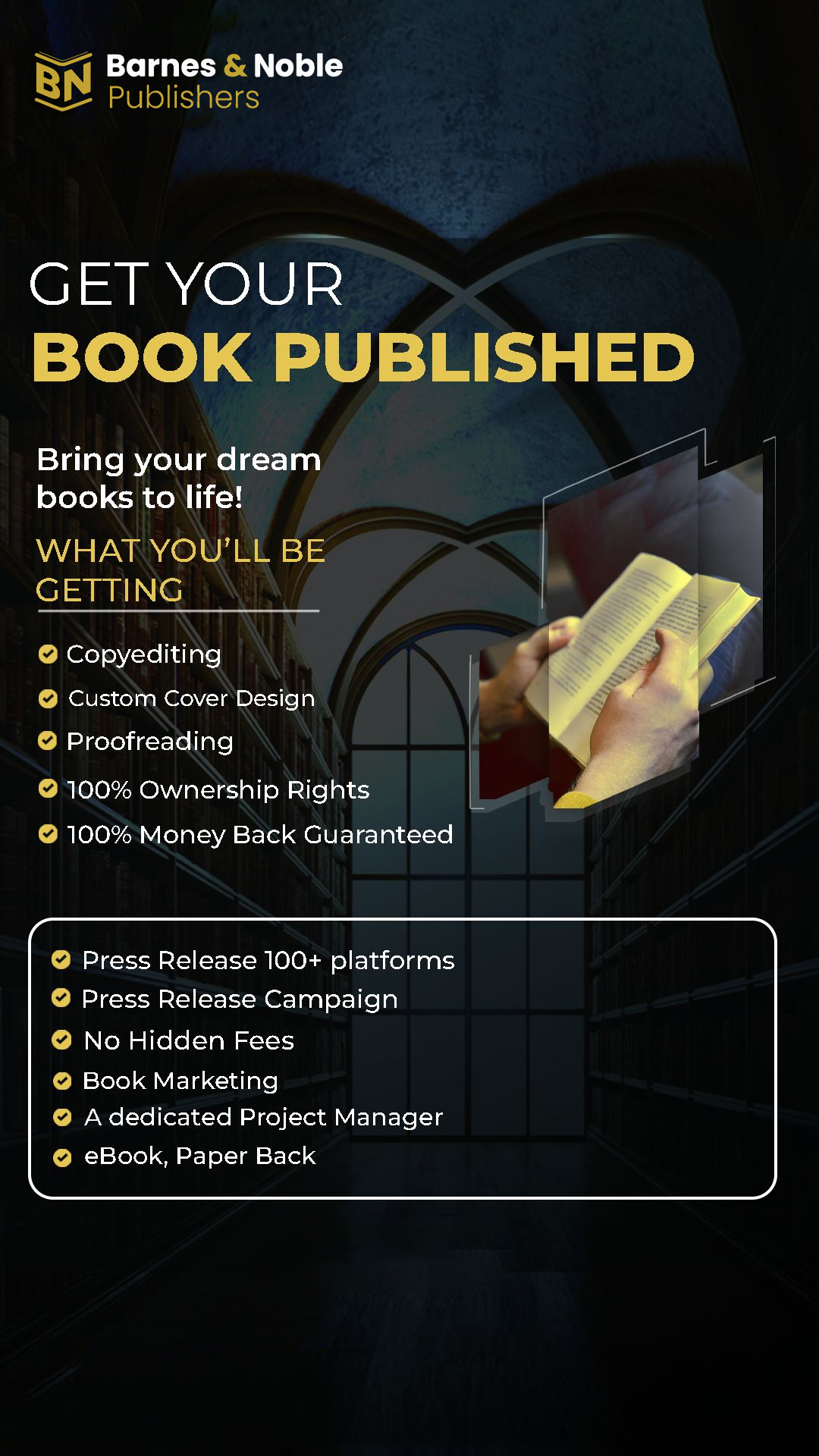 Barnes & Noble Publishers Facebook ad