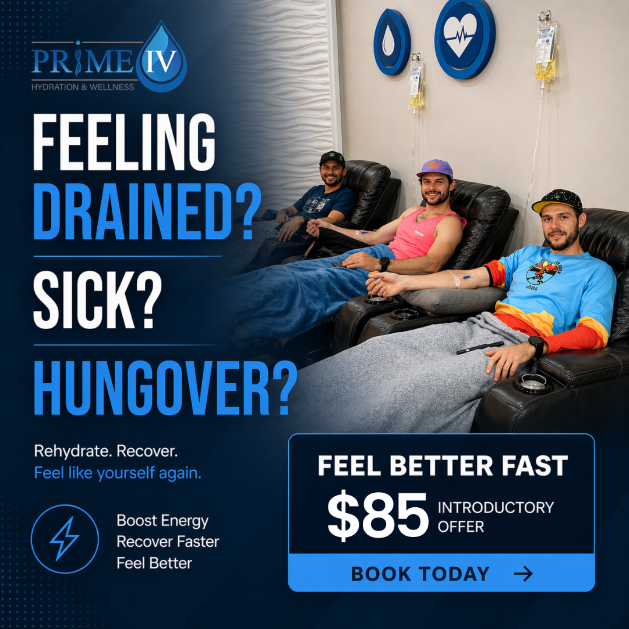 Prime IV Hydration & Wellness Facebook ad