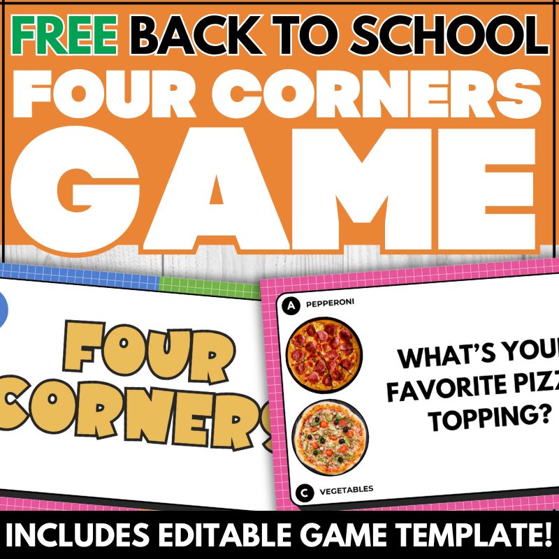 Mondays Made Easy Facebook ad: FREE Back to School Icebreaker for Secondary ELA