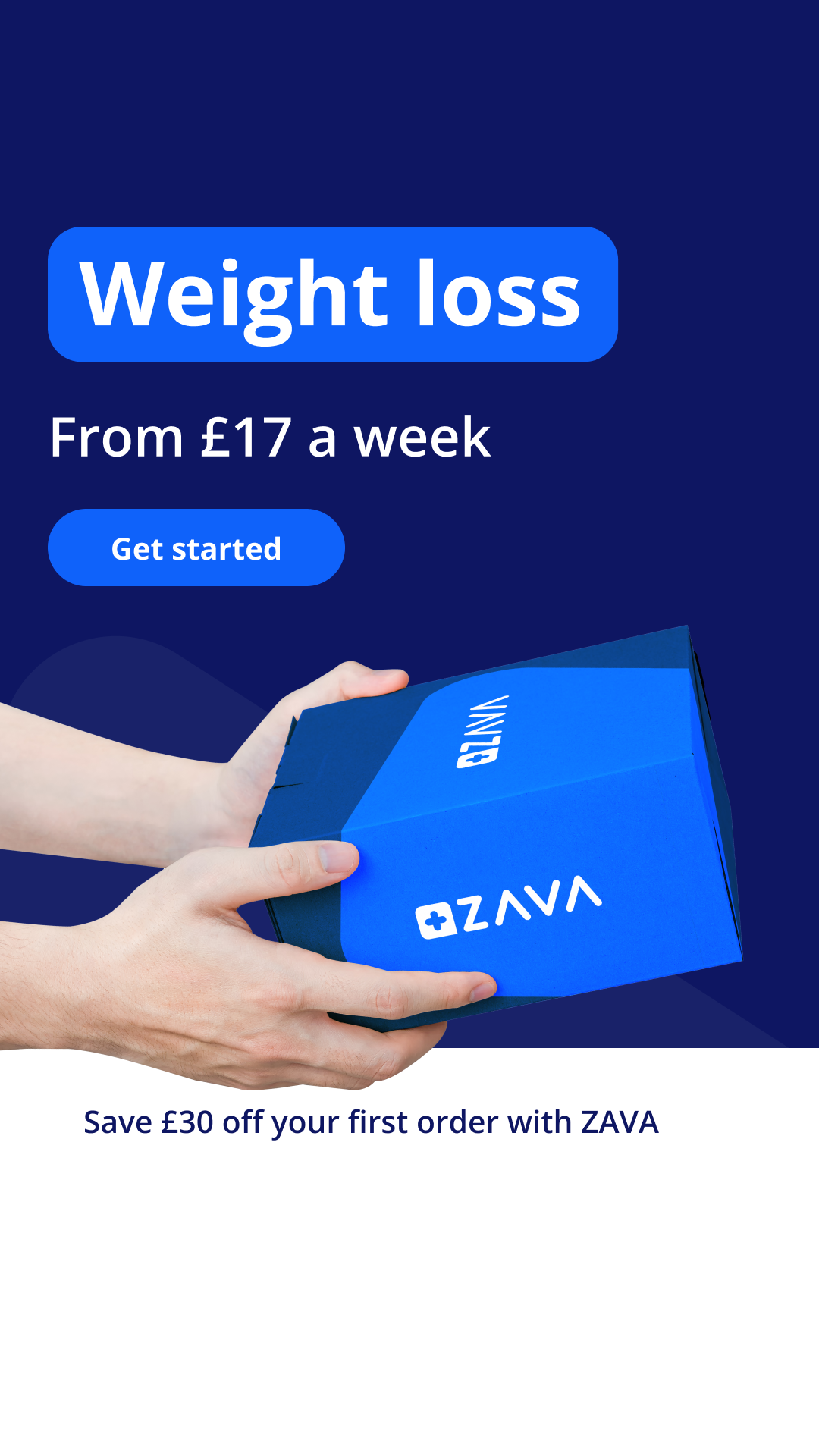 ZAVA UK Facebook ad