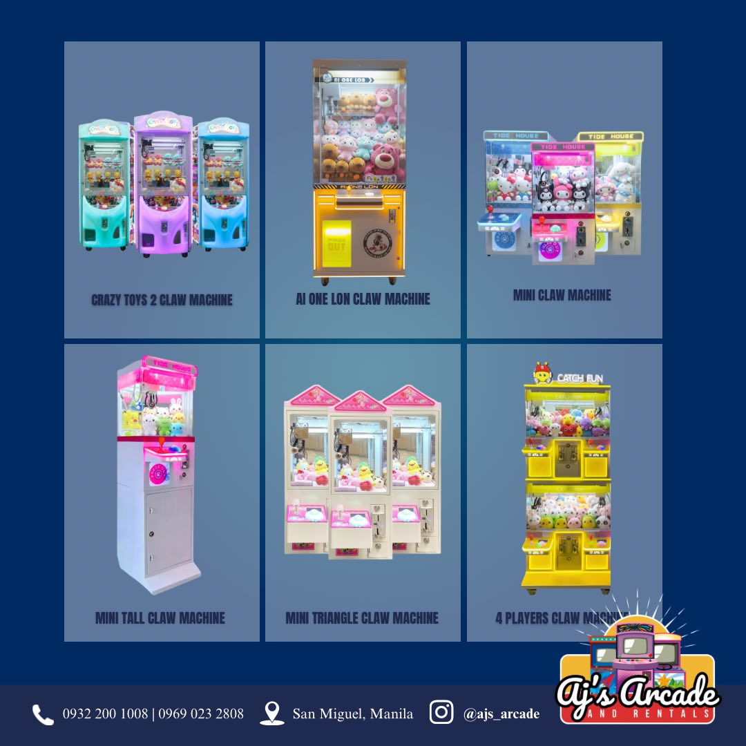 AJ's Arcade and Rentals Facebook ad