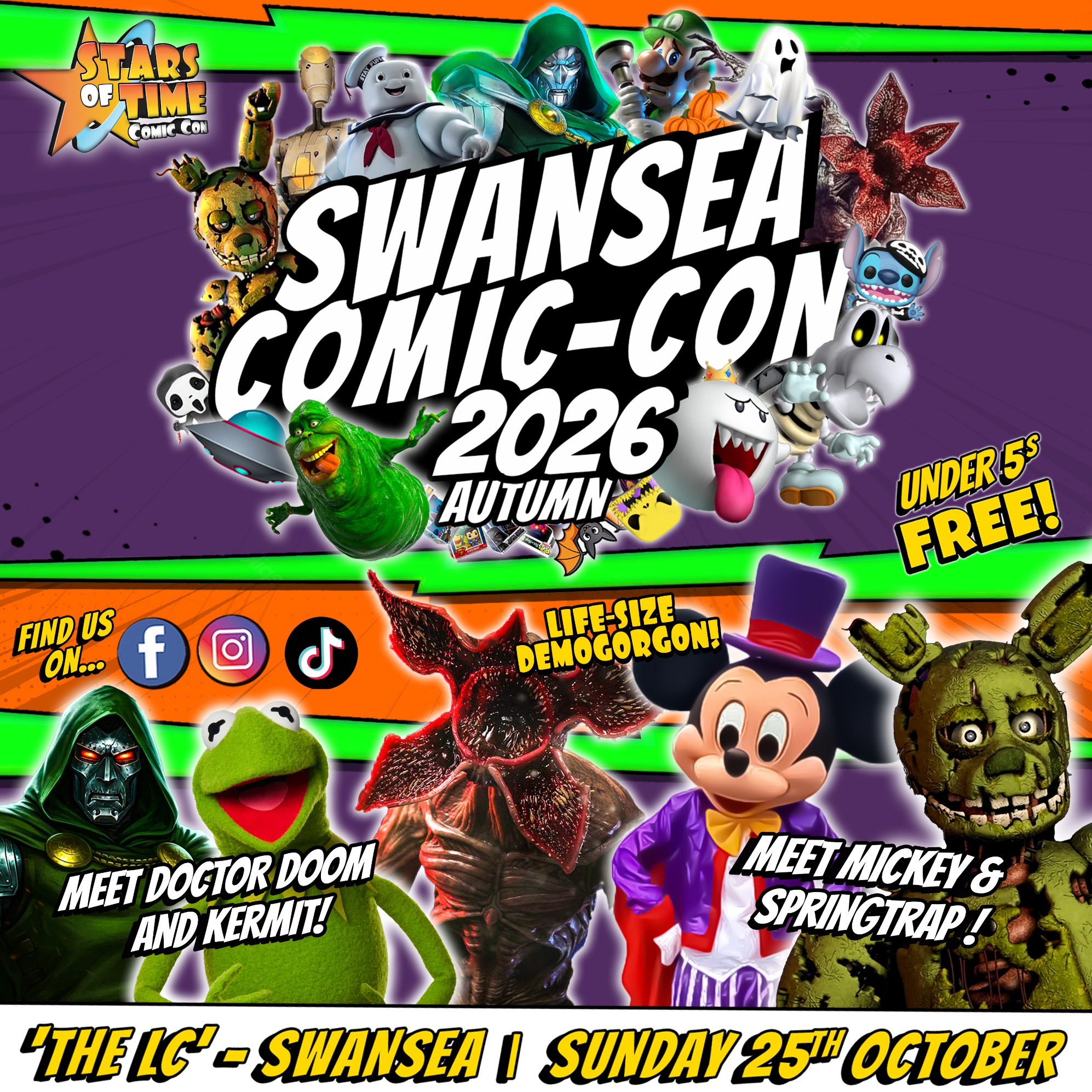 Swansea Comic Con Facebook ad: Swansea Comic Con - Autumn 2026