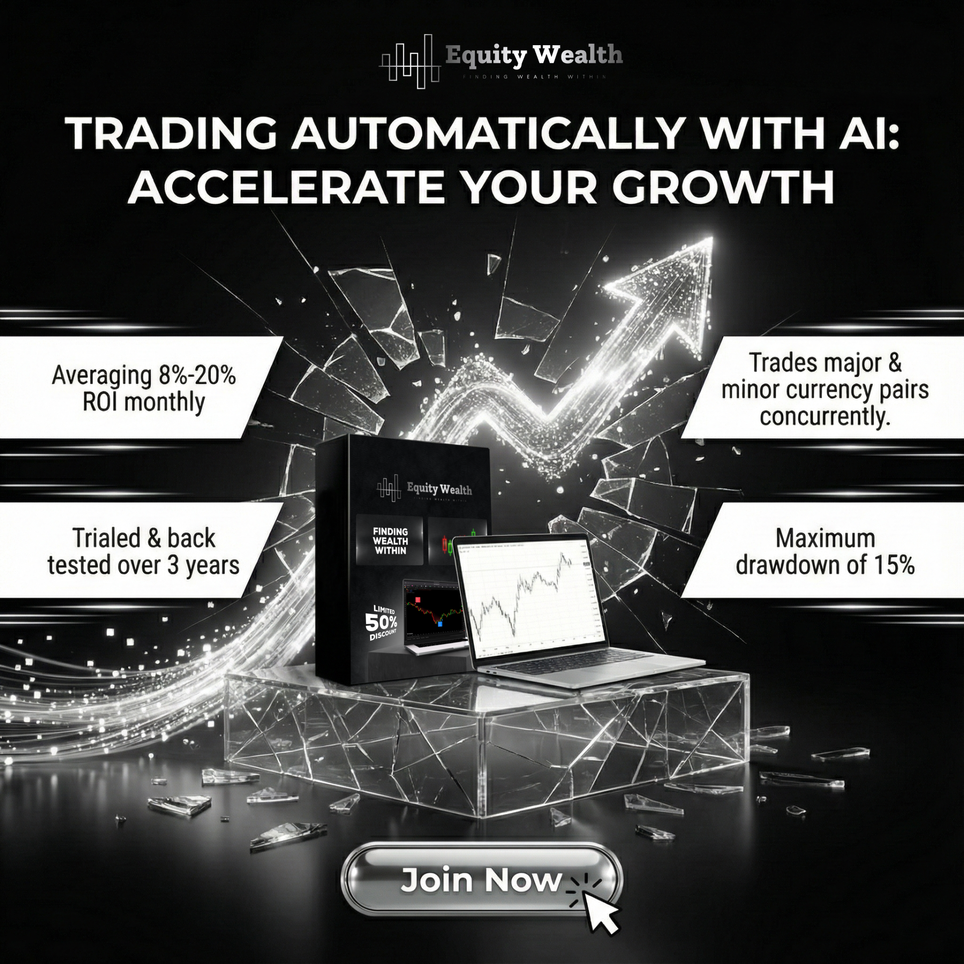 Equity Wealth Facebook ad from Jul 8, 2026
