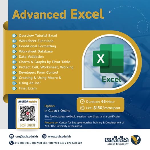 ACLEDA University of Business Facebook ad
