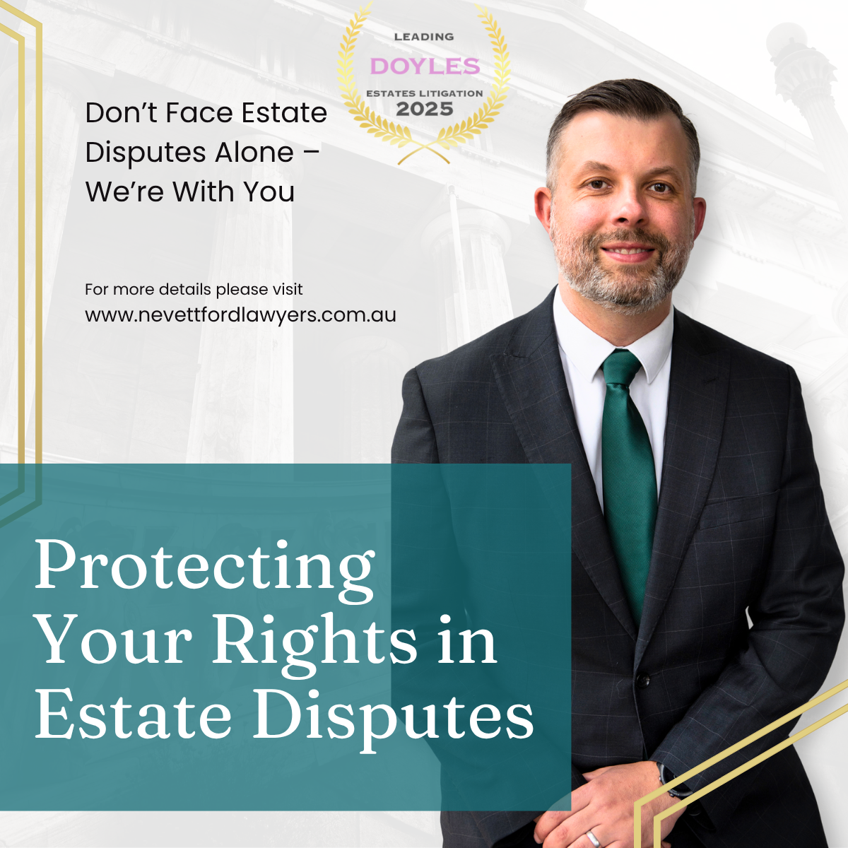 Nevett Ford Lawyers Facebook ad: Challenging a Will? Know Your Rights.