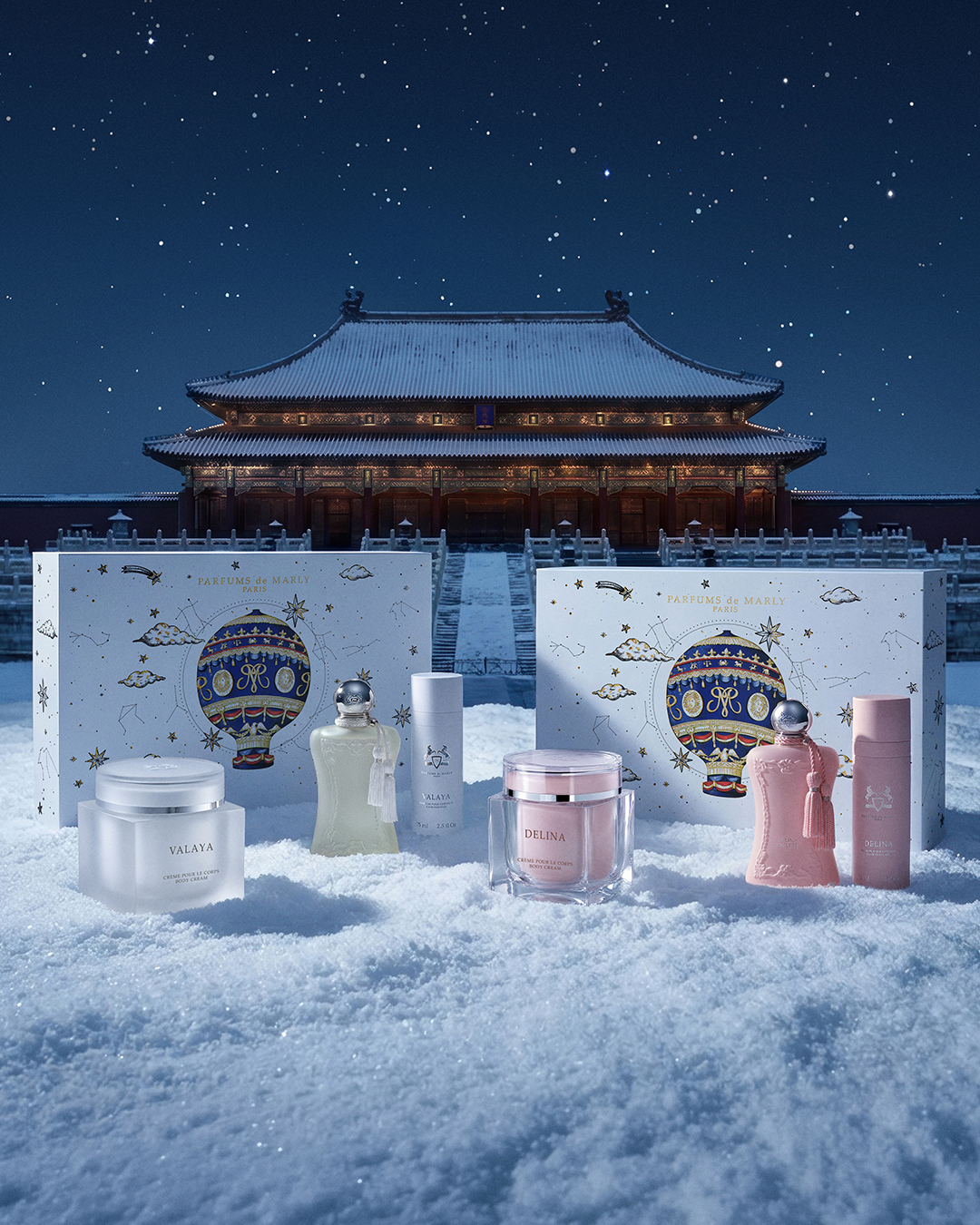 Parfums de Marly Facebook ad: Limited-Edition Coffrets