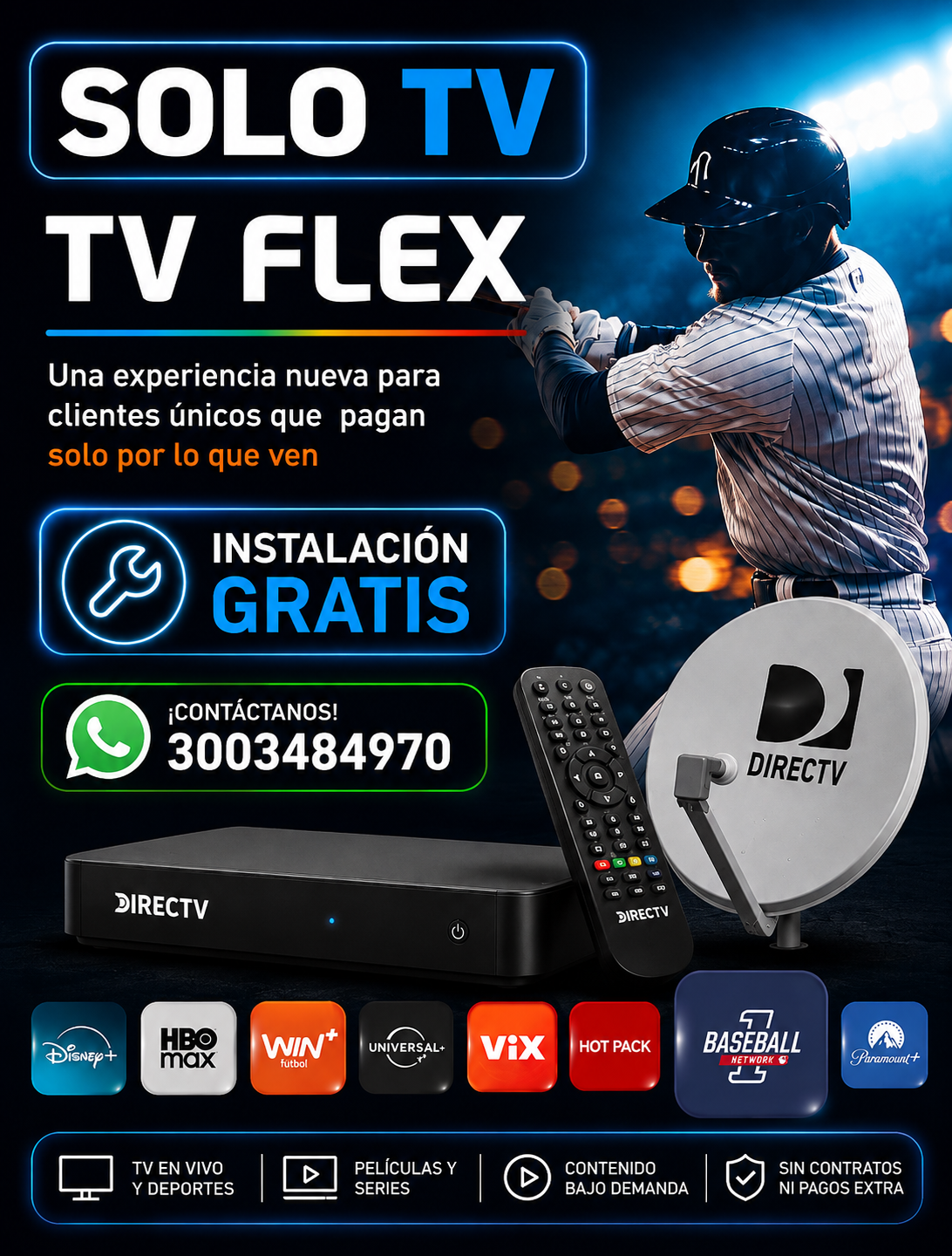 Directv - Investco Distribuidor Autorizado Facebook ad: Chatea con nosotros