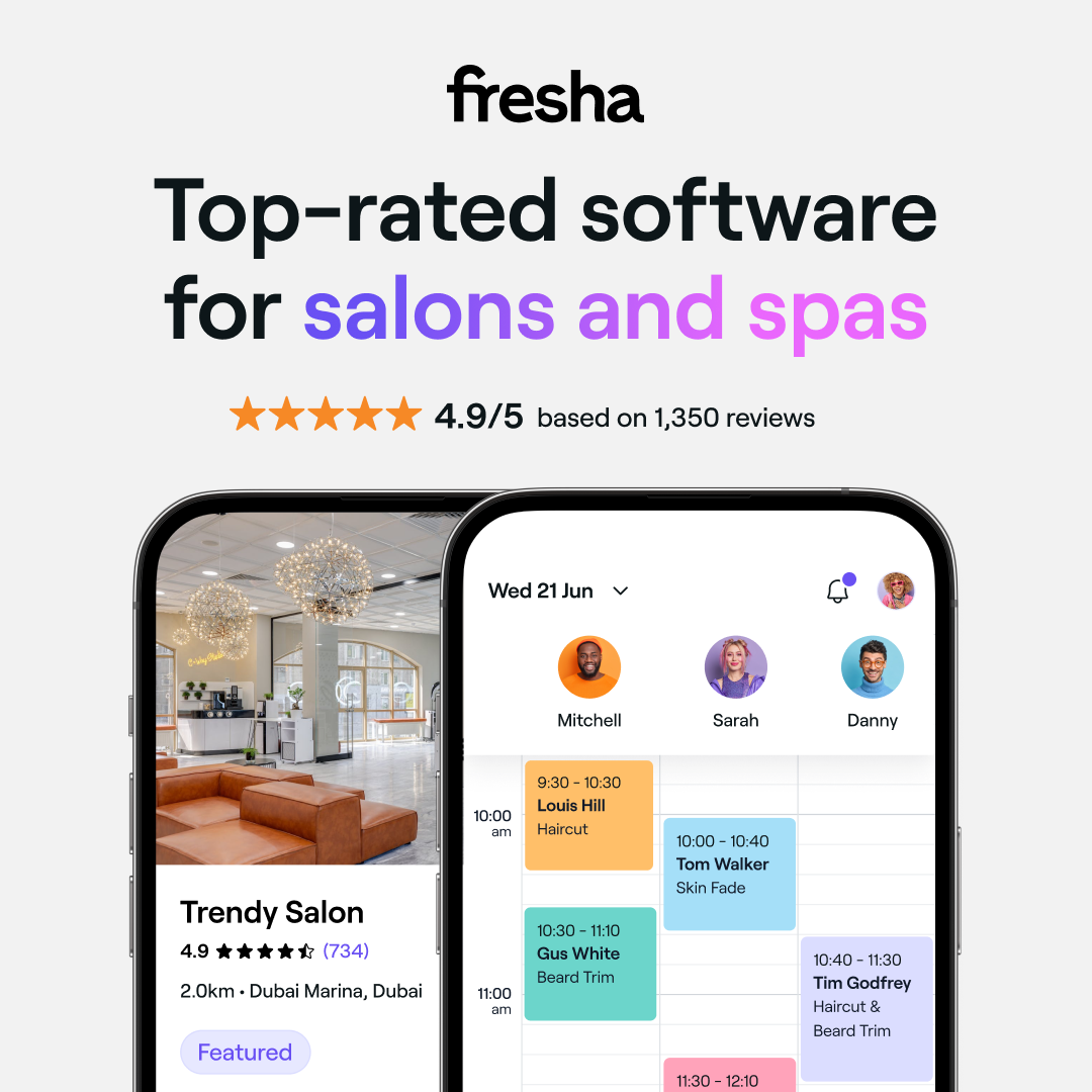 Fresha Facebook ad