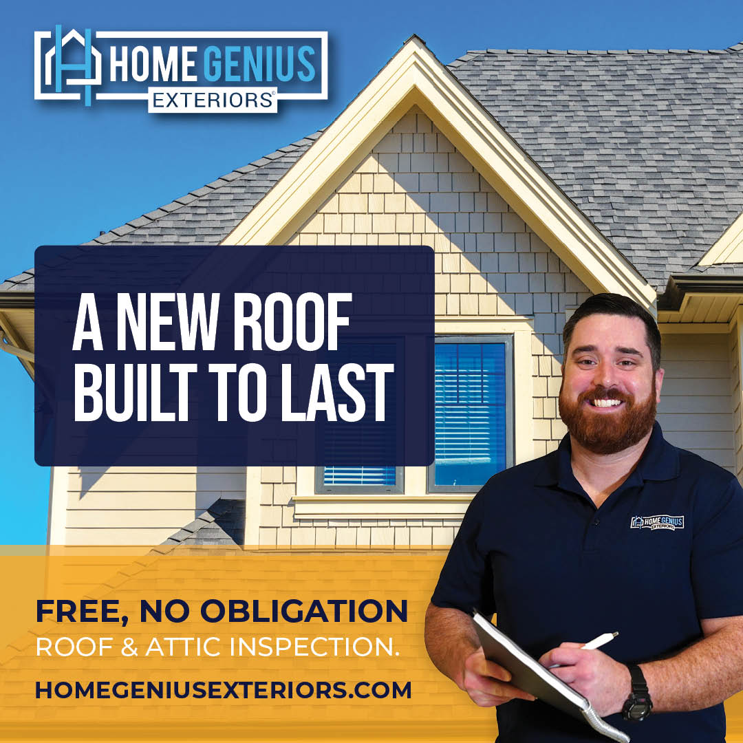 Home Genius Exteriors Facebook ad