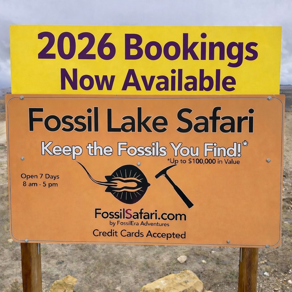 Fossil Lake Safari by FossilEra Adventures Facebook ad: Fossil Lake Safari - Dig Fossil Fish In Wyoming