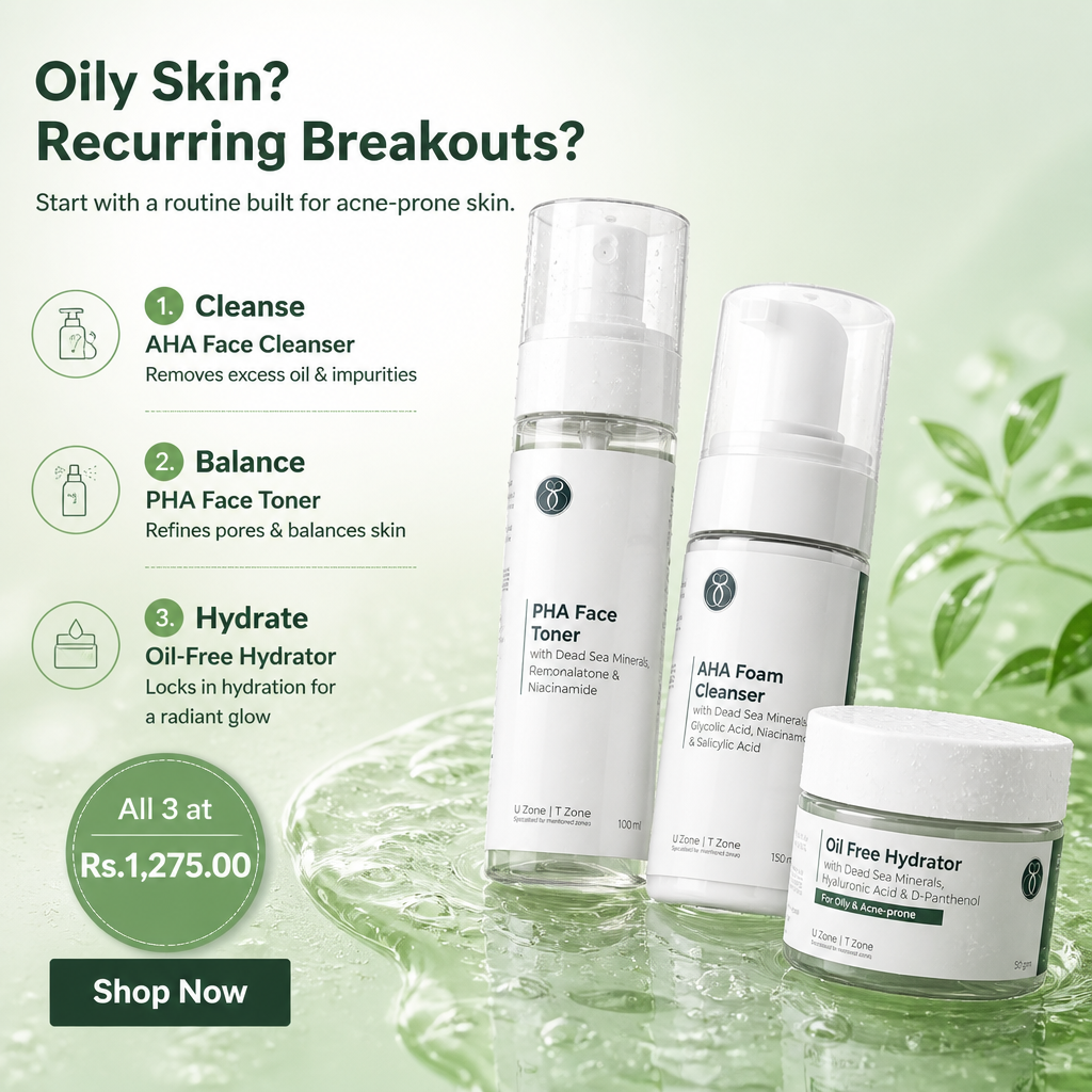 Seasoul Cosmetics Facebook ad: Your 3-Step Clear Skin Routine