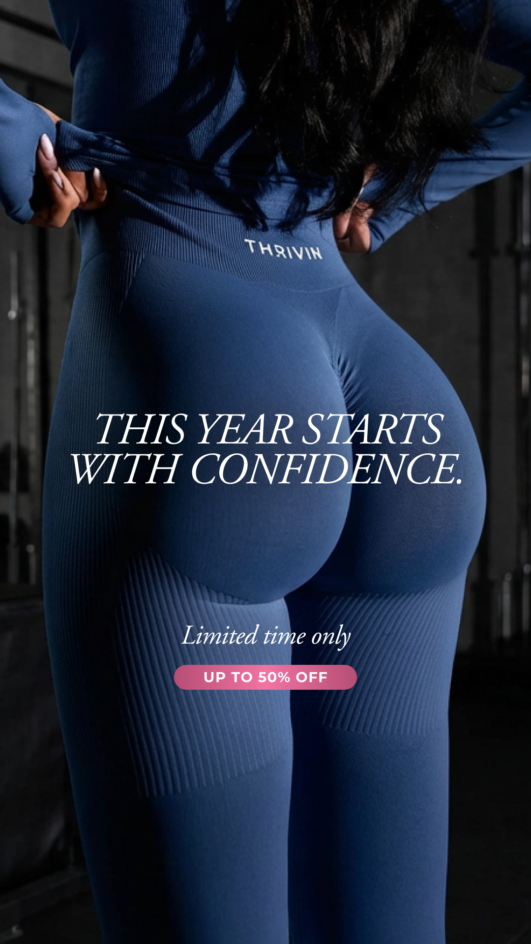 Thrivin Activewear Facebook ad