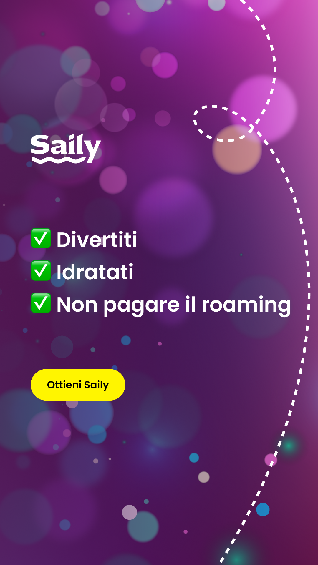 Saily Facebook ad