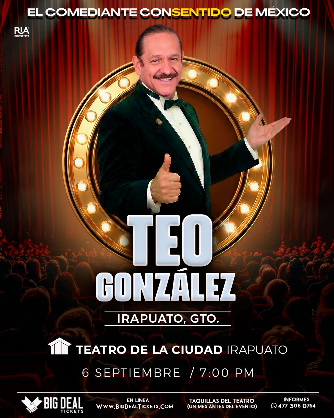 Show Motion Facebook ad: TEATRO DE LA CIUDAD IRAPUATO