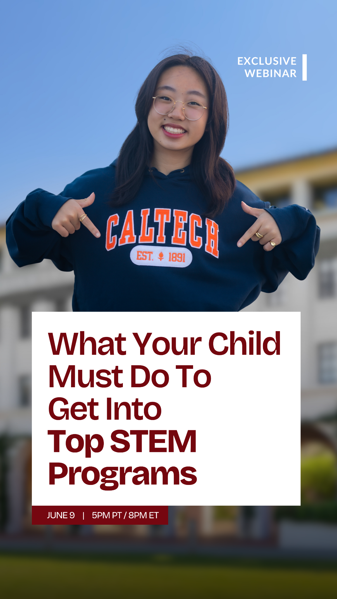 Crimson Education Facebook ad