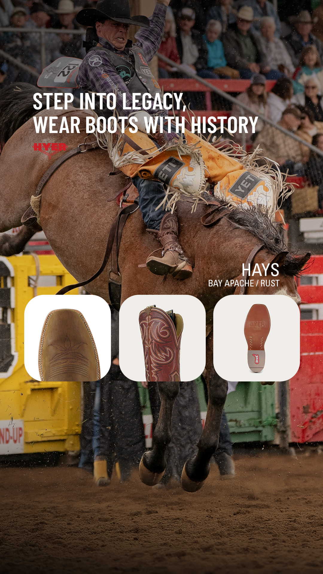 Hyer Boots Facebook ad