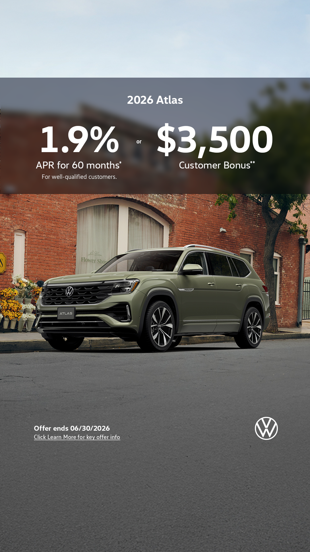Volkswagen Facebook ad from May 18, 2026
