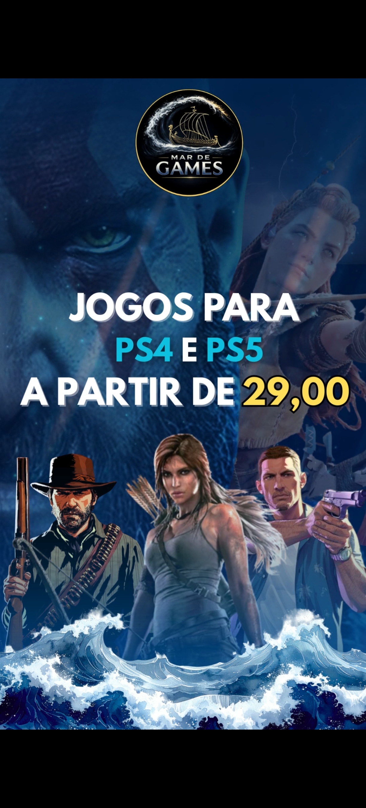 Mar De Games Facebook ad: Olá, Gamers!