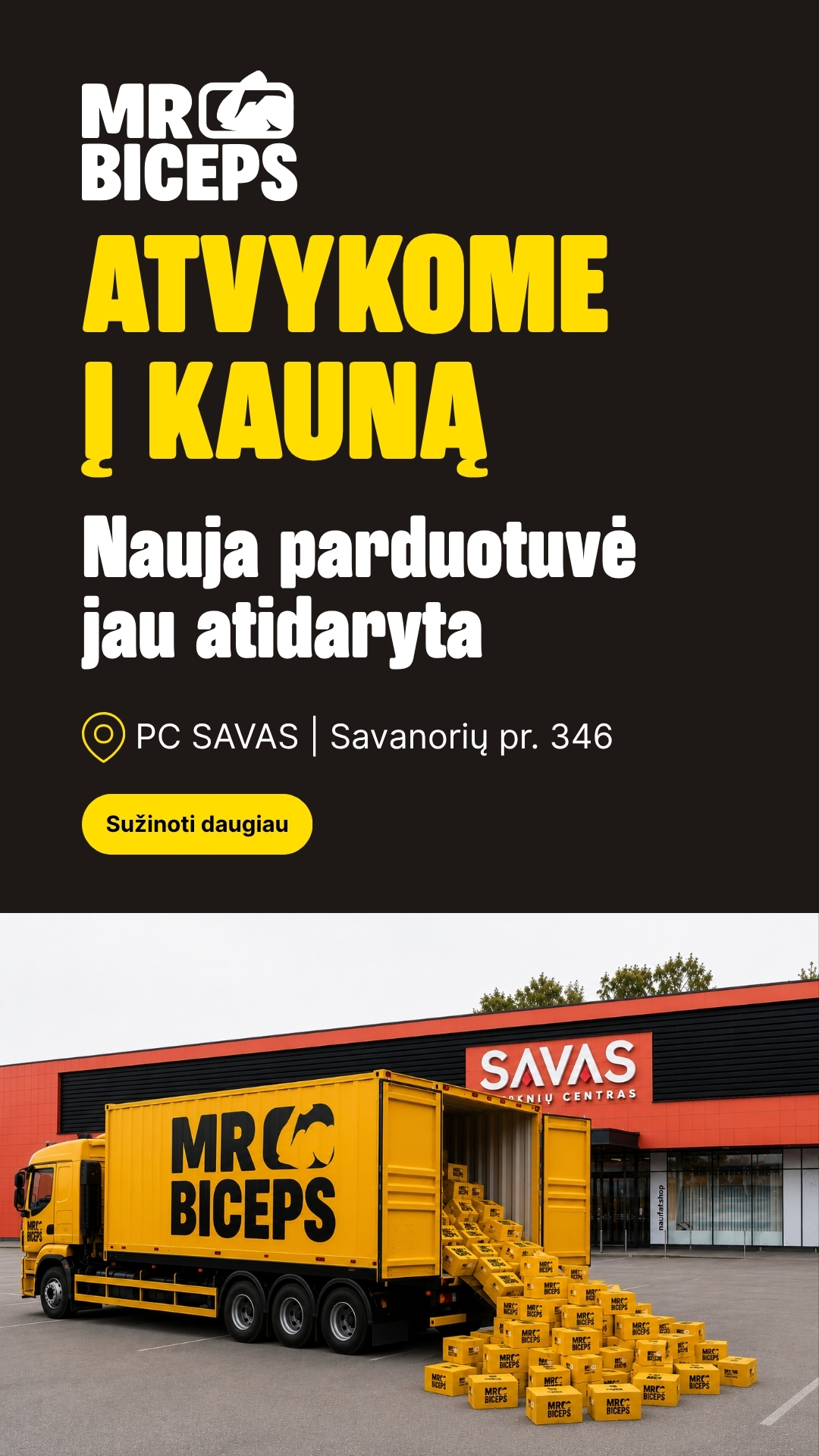 MrBiceps - Maisto Papildai Facebook ad