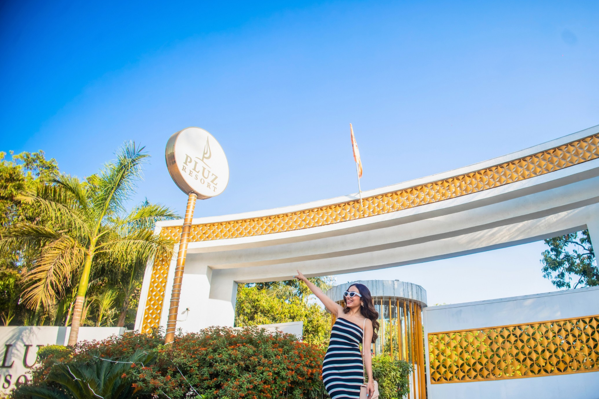 Pluz Resort Facebook ad: Enjoy a vacation at Pluz Resort Silvassa.