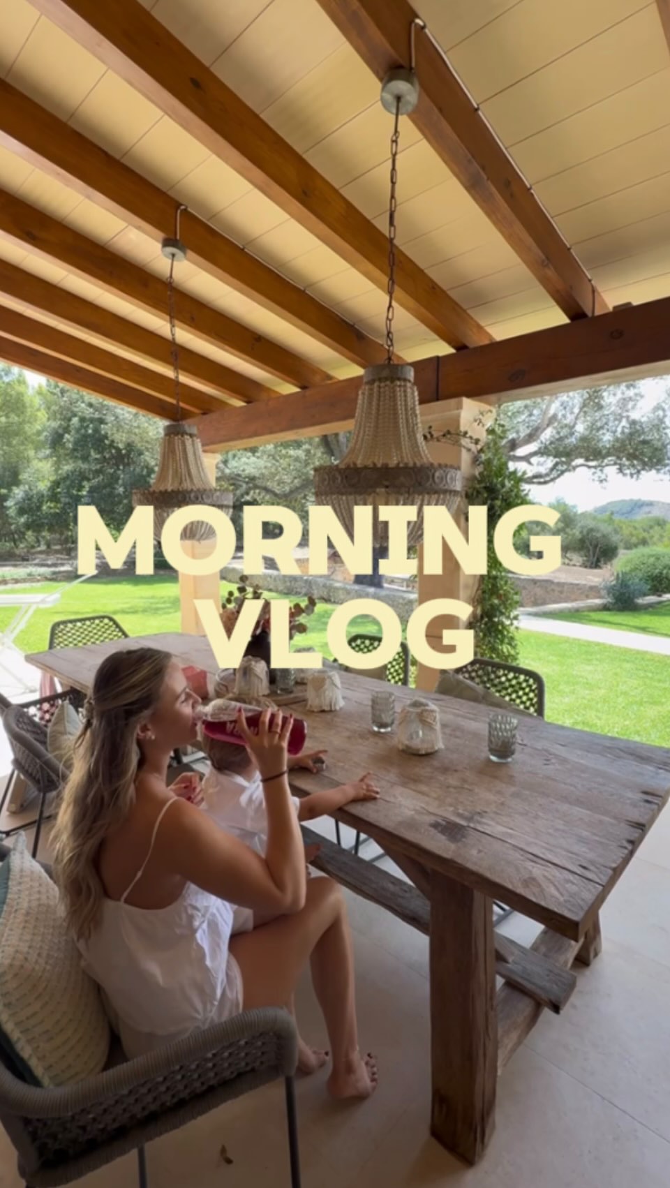 Humantra Facebook ad: slow morning in Mallorca