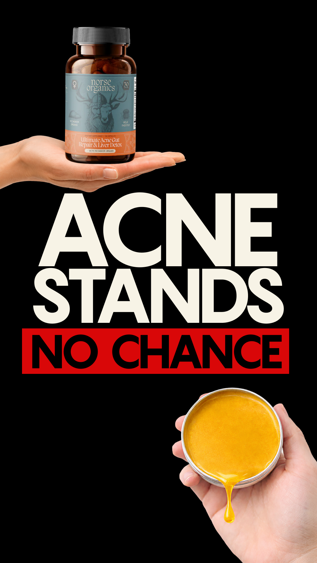 Norse Organics Facebook ad