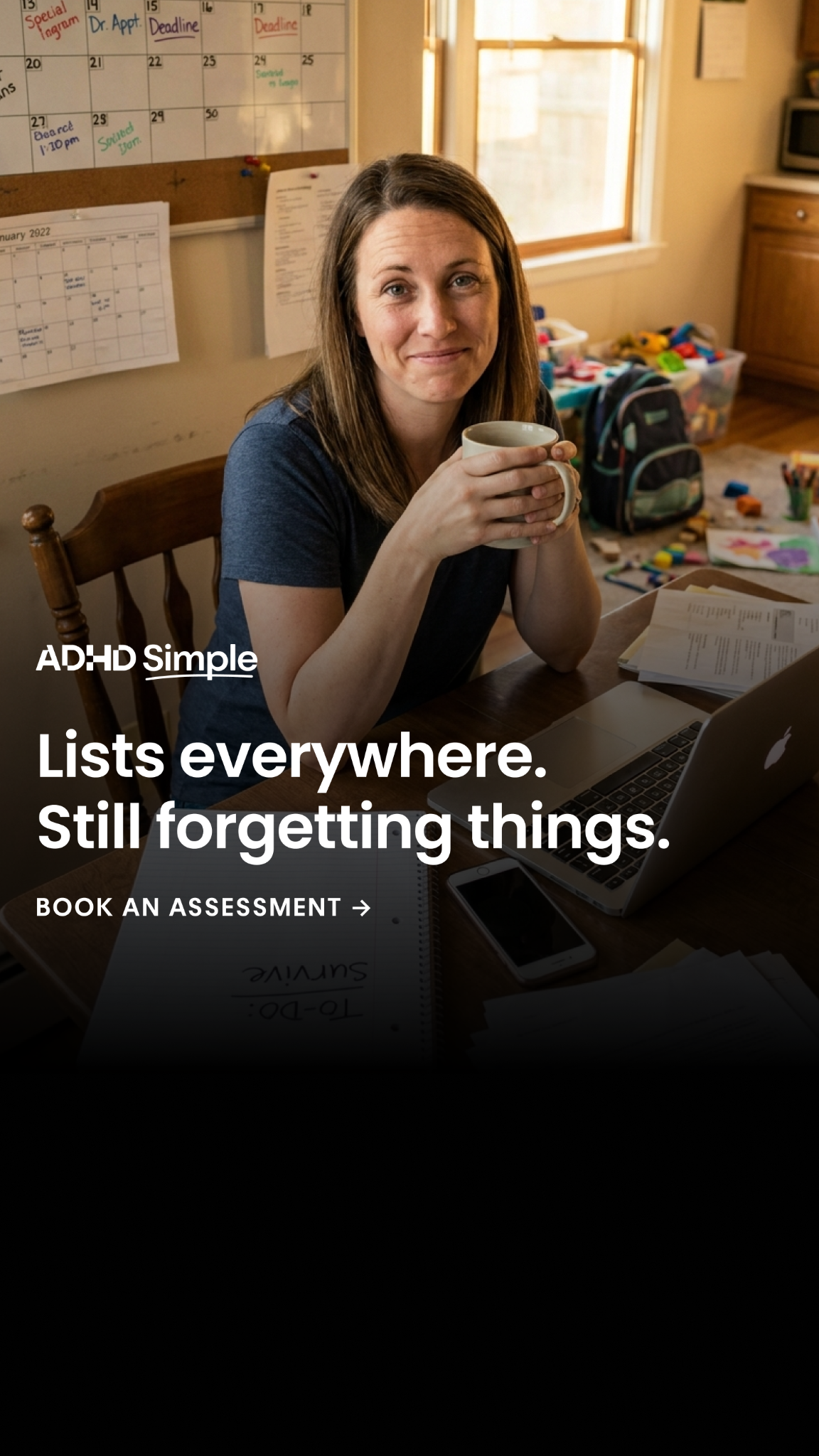 ADHD Simple Facebook ad from Jul 29, 2026