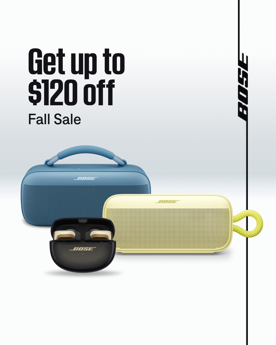 Bose Facebook ad: Fall Sale
