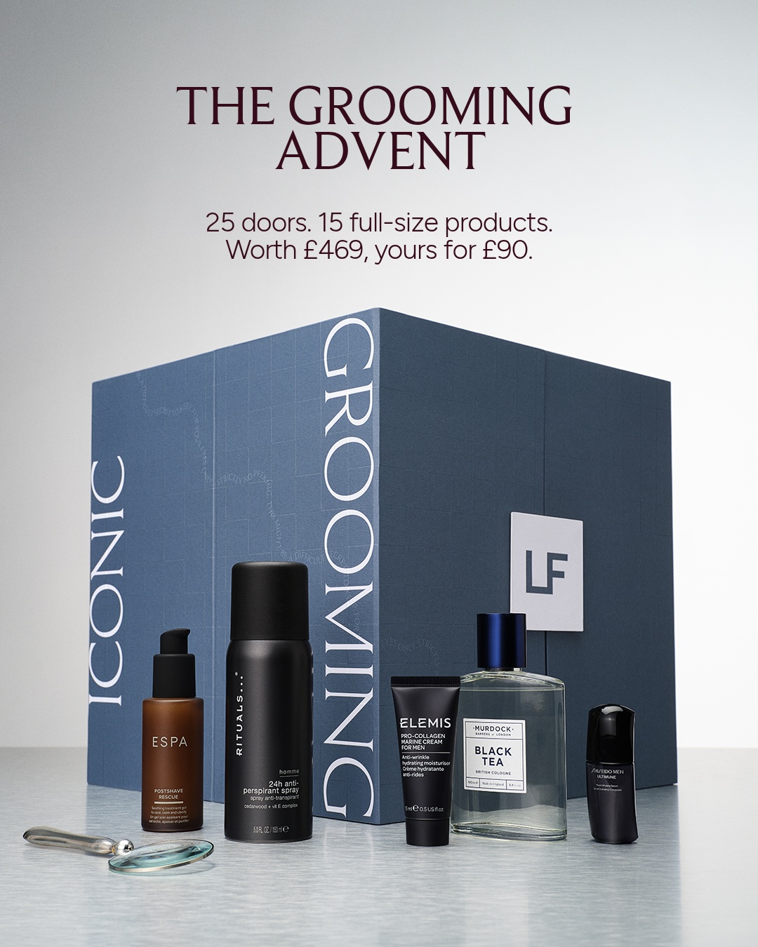 LOOKFANTASTIC Facebook ad: LOOKFANTASTIC Grooming Advent Calendar 2026